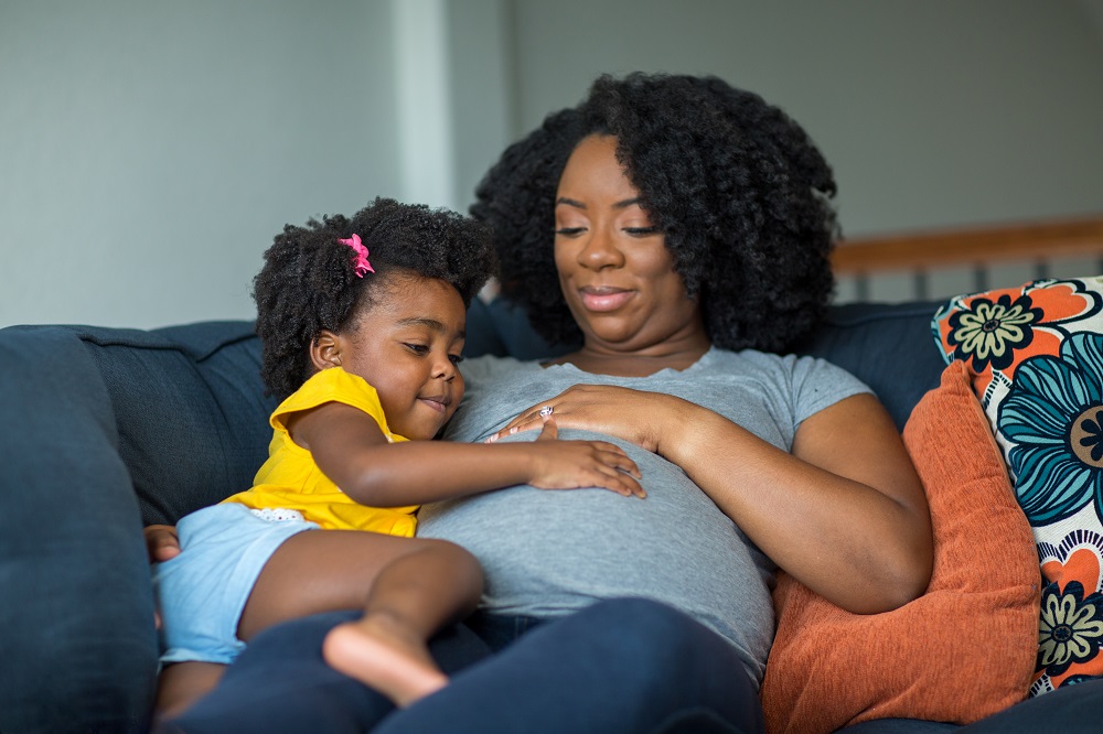 Pregnant Mother and child