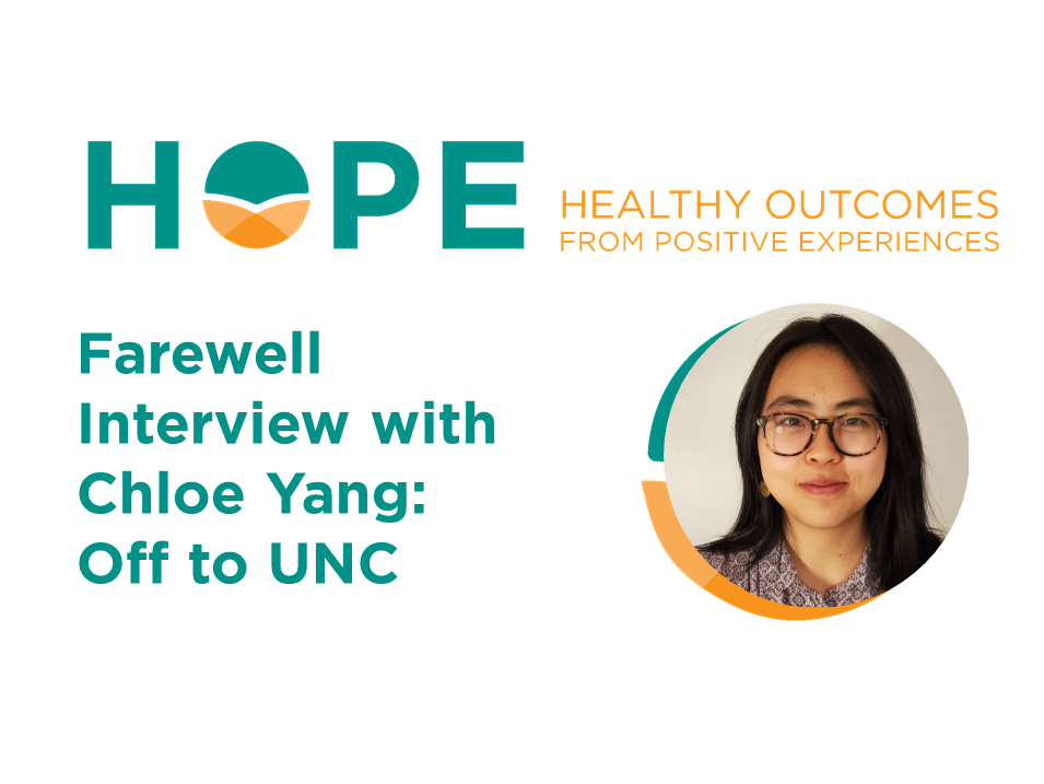 Farewell Interview with Chloe Yang: Off to UNC