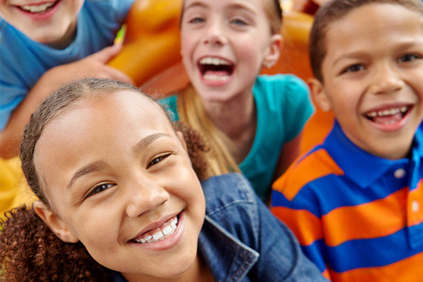 Photo of smiling kids