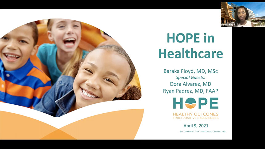 Video still of HOPE in Healthcare with Baraka Floyd, MD