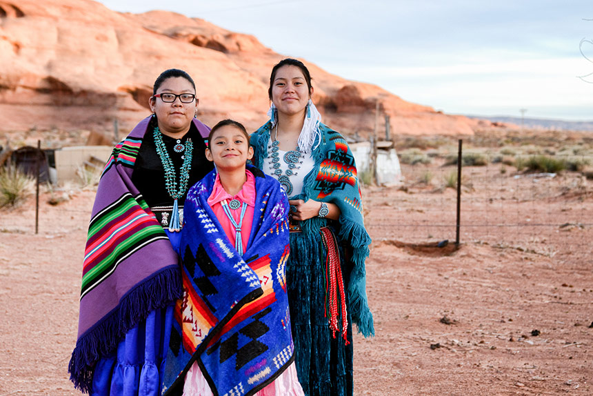 Photo of Native American children