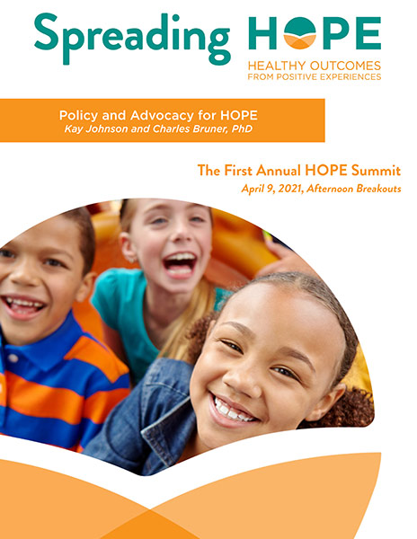 Cover of Policy and Advocacy for HOPE Materials Packet