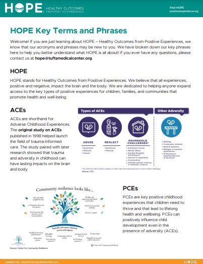 Screenshot of resource "HOPE Key Terms and Phrases"